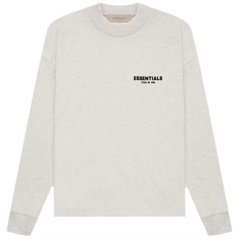 Essentials light oatmeal long sleeve